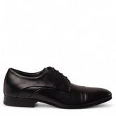 Italian Men Black Leather Shoes #4962